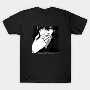 Smoking Male Anime Aesthetic T-Shirt